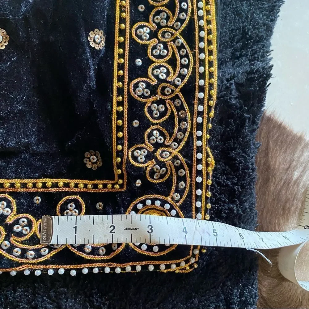 Vintage  Kalaga Gold Thai Embroidered Wall Art
